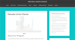 Desktop Screenshot of nevadauniondance.com